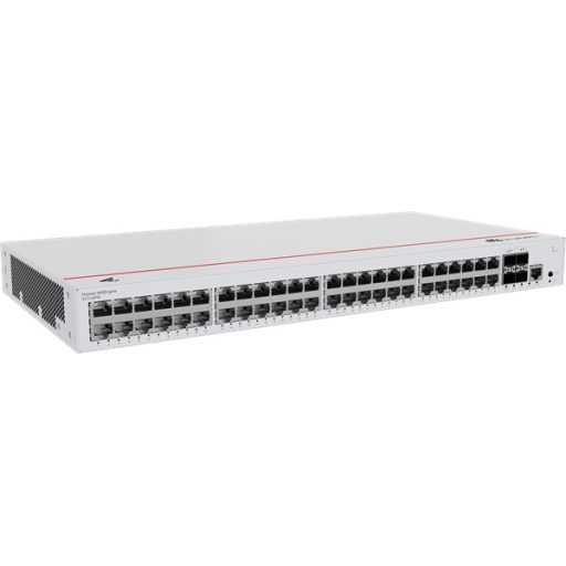 Huawei eKit Switch 48x1000Mbps (380W POE+) + 4x1GE (SFP) + 1konzol port, iStack, Layer2+ managed, Rackes - S310-48P4S