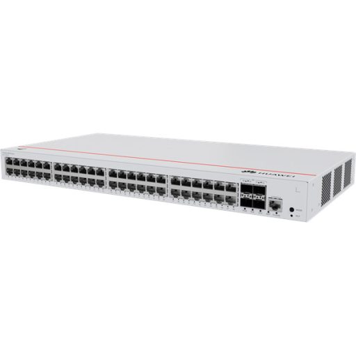 Huawei eKit Switch 48x1000Mbps (380W POE+) + 4x1GE (SFP) + 1konzol port, iStack, Layer2+ managed, Rackes - S310-48P4S