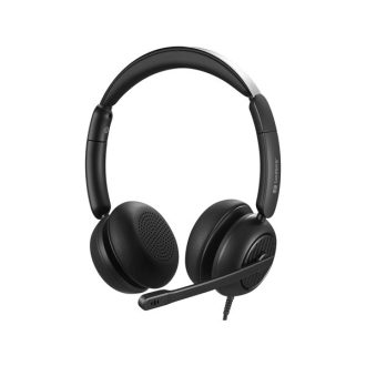  SANDBERG 3 in 1 Headset mikrofonnal, 3,5 mm minijack, USB-A és USB-C csatlakozó, hang szabályozás némítás, 5 év garancia