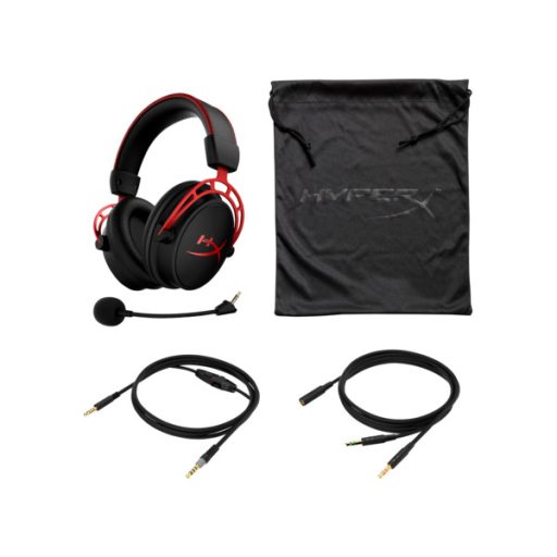 HP HYPERX vezetékes gaming fejhallgató Cloud Alpha - fekete/piros