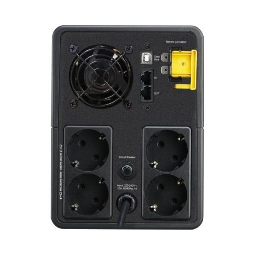 APC Back-UPS BX2200MI-GR (4 SCHUKO) 2200VA (1200W) Line-interaktív szünetmentes, AVR, LED, torony