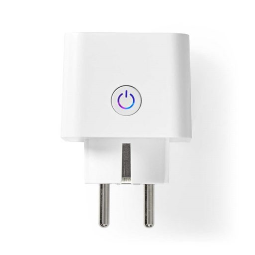 Nedis WIFIP121FWT okos konnektor, Wi-Fi, IP21, 16A, 3680W, fogyasztásmérő, Android™ / IOS