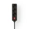 Nedis ESOC315F2BK 3 aljzatos kapcsolós elosztó, 1.5 m, 3680 W, 16 A, H05VV-F 3G1,5mm2
