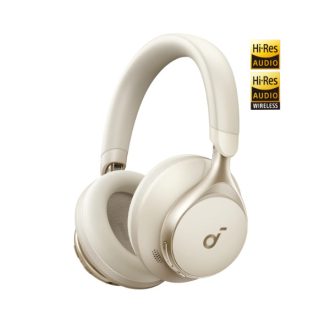   ANKER Vezeték Nélküli Fejhallgató, Soundcore Space One, Aktív Zajszűrő, latte cream - A3035G21