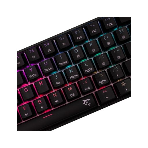 WHITE SHARK GK-004113B/R-HU SHINOBI-2/B-R-HU vezetékes mech. bill. 62 piros gomb,fekete, magyar