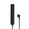 Nedis ESOC630F1BK 6 aljzatos elosztó, 3 m, 3680 W, 16 A, fekete