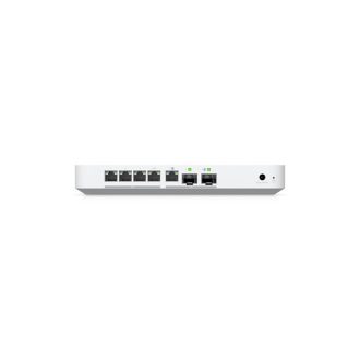   UBiQUiTi Vezetékes Router Gateway 4x2,5Gbit + 1x10Gbps SFP+ (LAN) + 1x10Gbit (SFP+/LAN) (WAN), Asztali - UXG-FIBER