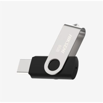   HIKSEMI Pendrive 32GB M200S "Rotary" U3 USB 3.0, Szürke-Fekete (HIKVISION)