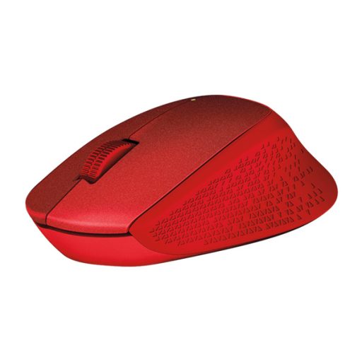 LOGITECH Egér - M330 Silent Plus Vezeték Nélküli Optikai, Piros