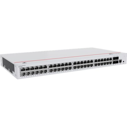 Huawei eKit Switch 48x1000Mbps (380W POE+) + 4x1GE SFP + 1konzol port, Layer2 managed, Rackes - S220-48P4S