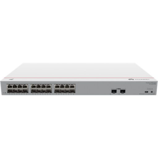 Huawei eKit Switch 24x1000Mbps (124W POE+) + 2x1GE (SFP), Nem menedzselhető, Rack/Asztali - S110-24LP2SR