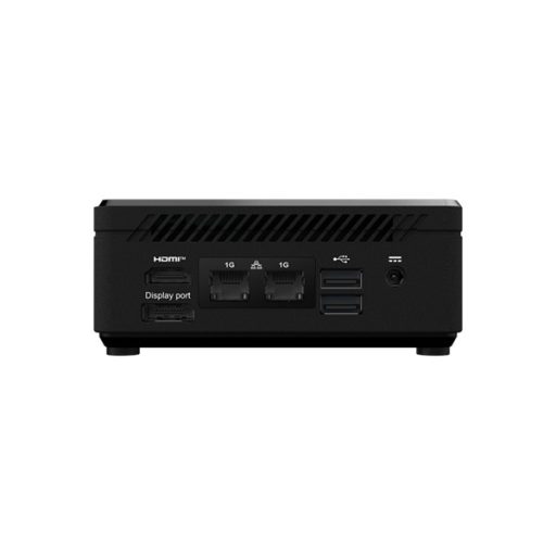 MSI Business DT Cubi N ADL S-225BEU, Intel N100, Intel HD Graphics, M.2 NVME, 4xUSB, USB-C, HDMI, DP, 2xRJ45, Black