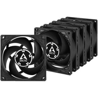   ARCTIC COOLING Rendszerhűtő Ventilátor P8 PWM PST Fekete, 8cm (5-PACK)