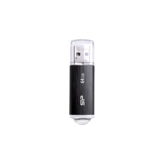 SILICON POWER Pendrive 64GB, Ultima - U02 USB 2.0, Fekete
