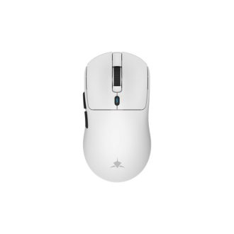   WHITE SHARK PRÉMIUM GM-9010W MAXIMUS-W vezeték nélküli gamer egér, 26.000 dpi, fehér