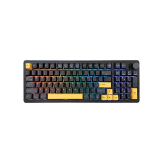   WHITE SHARK GK-007151-B/R-US EXCALIBUR-B/R-US vezeték nélküli mechanikus billentyűzet, angol, fekete