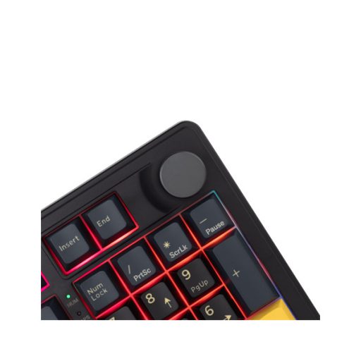 WHITE SHARK GK-007151-B/R-US EXCALIBUR-B/R-US vezeték nélküli mechanikus billentyűzet, angol, fekete