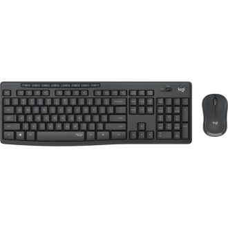   LOGITECH Billentyűzet + egér - MK295 Silent Vezeték Nélküli Combo Grafitszürke, HUN