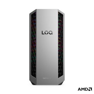   LENOVO LOQ Tower 26ADR10, AMD Ryzen 7 8745HX, 32GB, 1TB, RTX 5060 8GB, NoOS, Luna Grey + Eclipse Black