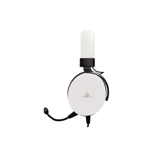 WHITE SHARK GH-2540W ELEPHANT-W  vezetékes gamer fejhallgató mikrofonnal, fehér
