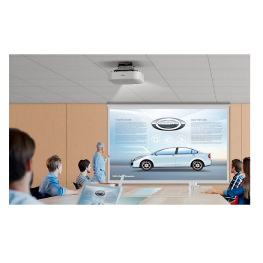 EPSON Projektor - EB-PU1008W (3LCD, 1920x1200 (WUXGA), 4K, 8500 AL, 2 500 000:1, HDMI/DVI/VGA/USB/LAN) (Optika nélkül)