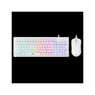   BARACUDA BGC-011W ORCA-W gamer combo fehér billentyűzet (memb. ang.) + egér