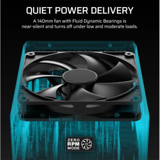 CORSAIR Tápegység Moduláris, iCUE LINK HXi SHIFT Series, HX1000i SHIFT, 1000 Watt, Cybenetics Platinum