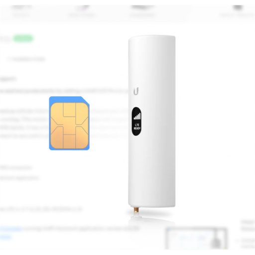 UBiQUiTi Router + LTE modem, 2x1000Mbps, 1x NanoSIM, Redundáns WAN kezelés - U-LTE-PRO