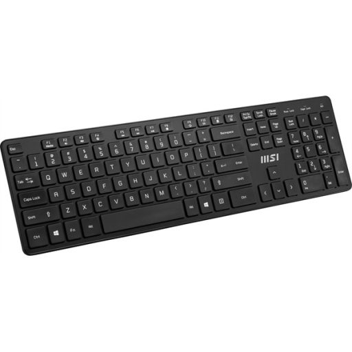 MSI ACCY Bill, RF1430  Vezetéknélküli billenytűzet + MA04W  Vezetéknélküli egér, Fekete