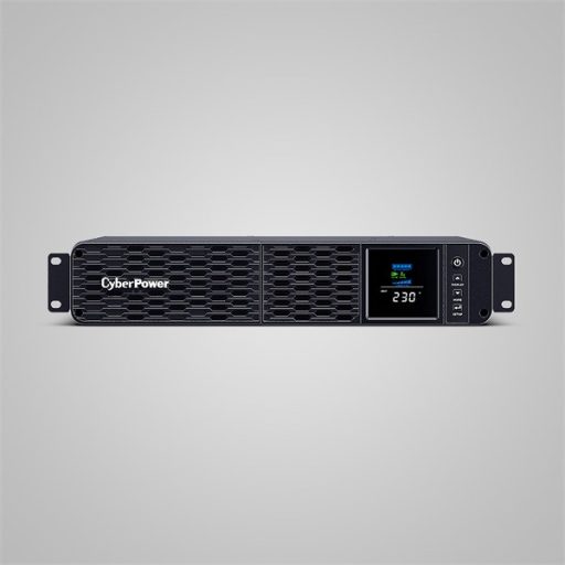 CYBERPOWER UPS 8xIEC C13 ,1xUSB 1600VA 1000W Aktív PFC, színuszus szünetmentes,LINE-INTERAKTÍV, AVR, színes LCD, rack