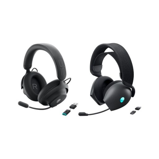 DELL Alienware Tri-Mode Wireless Gaming fejhallgató  AW725H - Dark Side of the Moon