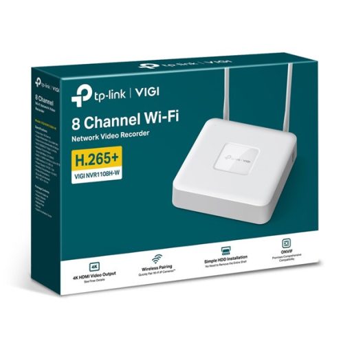 TP-LINK Video recorder 8 Csatornás Wireless, VIGI NVR1108H-W