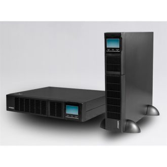   iPOWER UPS, 2000VA, 2000W, 8x IEC C13, SNMP/USB/RS-232, szünetmentes tápegység, LCD kijelző, AVR, online, Rack/Tower