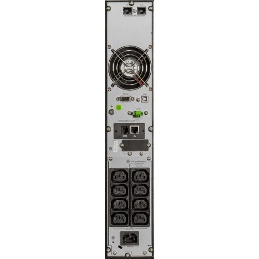iPOWER UPS, 2000VA, 2000W, 8x IEC C13, SNMP/USB/RS-232, szünetmentes tápegység, LCD kijelző, AVR, online, Rack/Tower