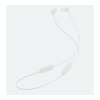   JBL T135BT WHT, vezeték nélküli fülhallgató, fehér, Bluetooth, 16 óra üzemidő, JBL Pure Bass,