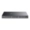 TP-LINK Switch 48x1000Mbps (8xPOE++ 90W + 40xPOE+ 30W) + 4x10G SFP+ + 2xkonzol port, Menedzselhető, SG3452XMPP