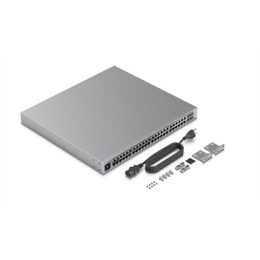 UBiQUiTi Switch 48x1000Mbps + 4x10000Mbps SFP+, Menedzselhető, Rackes - USW-PRO-48