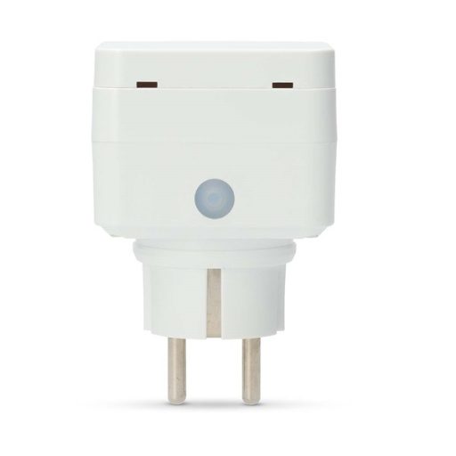 Nedis WIFIPO130FWT kültéri okos konnektor, Wi-Fi, IP44, fogyasztás mérő, 3680 W, földelt érintkező, Android™ / IOS