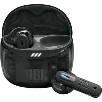   JBL TUNE FLEX 2 GHOST EDITION Bluetooth fülhallgató, tölthető 2 óra, IP45, adaptív zajcsökkentés,  térhatás, fekete