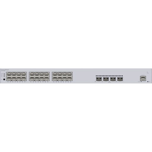 Huawei eKit Switch 24x1000Mbps (400W POE+) + 4x10GE (SFP+) + 1konzol port, iStack, Layer2+ managed, Rackes - S310-24P4X