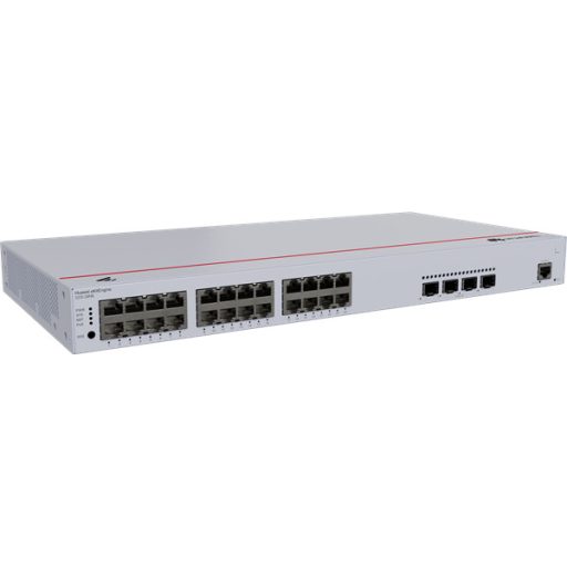 Huawei eKit Switch 24x1000Mbps (400W POE+) + 4x10GE (SFP+) + 1konzol port, iStack, Layer2+ managed, Rackes - S310-24P4X