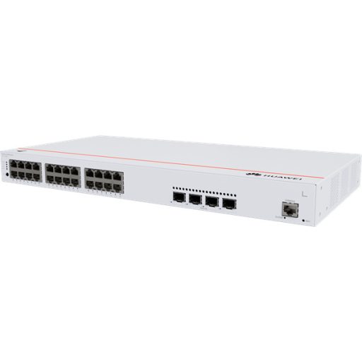 Huawei eKit Switch 24x1000Mbps (400W POE+) + 4x10GE (SFP+) + 1konzol port, iStack, Layer2+ managed, Rackes - S310-24P4X
