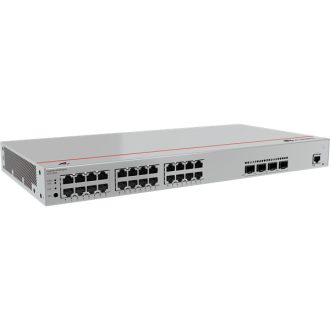   Huawei eKit Switch 24x1000Mbps (400W POE+) + 4x1GE (SFP) + 1konzol port, iStack, Layer2+ managed Rackes - S310-24P4S