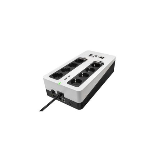 EATON UPS 3S Gen2 UPS DIN, 850VA, 510W, Input: Schuko, Outputs: 8x Schuko, szünetmentes tápegység, USB