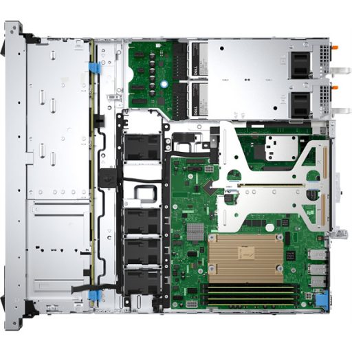 DELL ISG szerver - PE R360 rack (8x2.5"), 8C 6353P 2.7GHz, 1x32GB, 2x960GB RI SSD; H755, iD9 En., 2x700W.