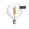 HAMA 176644, OKOS WIFI LED IZZÓ, MATTER, E27, GLOBE, RGBW FILAMENT, 4,9W