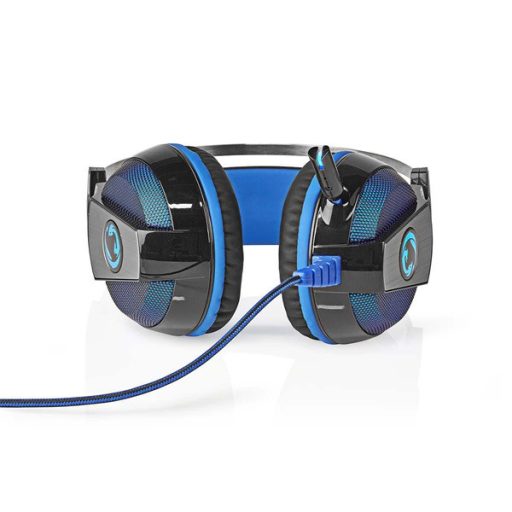 Nedis GHST500BK USB gamer headset, 7.1 térhatás, LED világítás, 2,1m kábel
