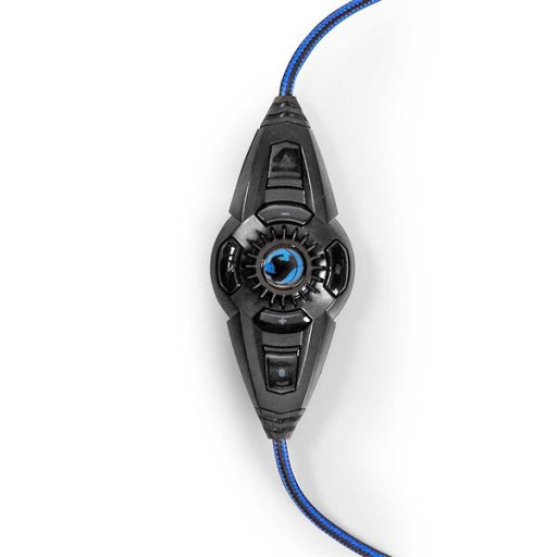 Nedis GHST500BK USB gamer headset, 7.1 térhatás, LED világítás, 2,1m kábel