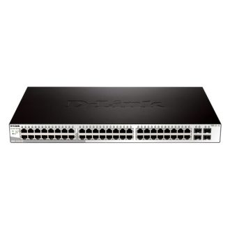   D-LINK Switch 48x1000Mbps + 4xGigabit SFP Menedzselhető Rackes, DGS-1210-52/E