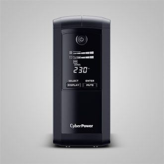   CYBERPOWER UPS, VP1000EILCD, (6xIEC C13) 1000VA 550W 230V szünetmentes tápegység + USB LINE-INTERACTIVE